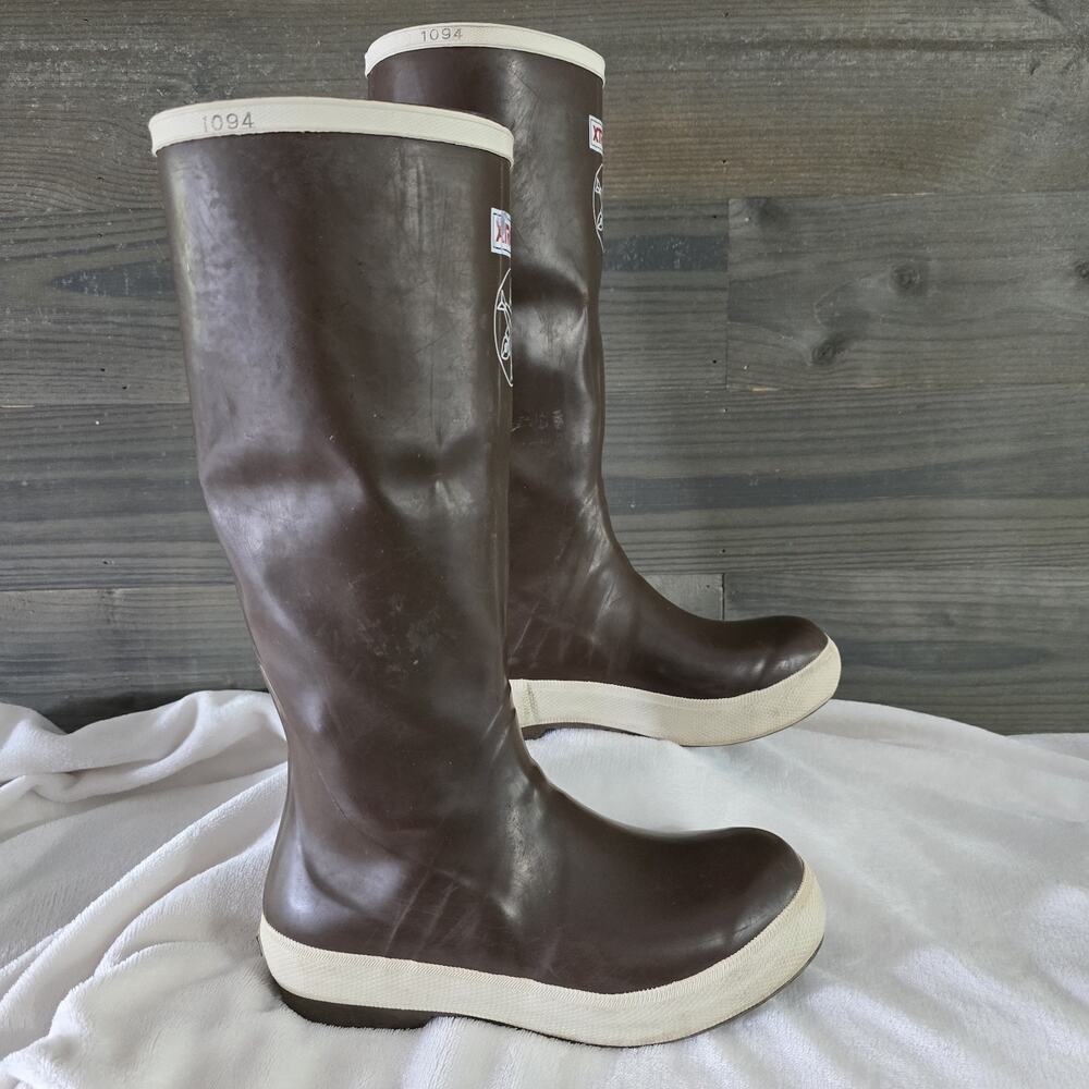 Xtratuf Salmon Sisters 15" Legacy Boot Womens Puffins Round Toe Mid Calf Size 7